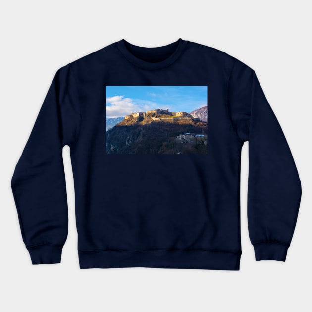 Beseno Castle in Trentino, Italy Crewneck Sweatshirt by jojobob